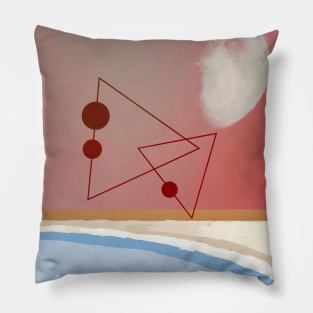 Space Triangles Pillow