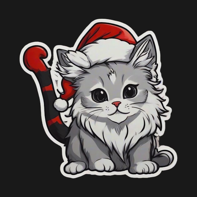 Santa cat by Strange-desigN