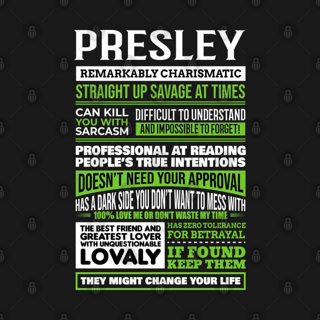 Presley by Ban Guns Not Books- Typography fullcolor