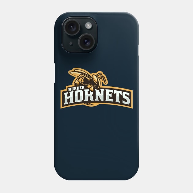 "Murder Hornets" Mock Sports Team Phone Case by EbukaAmadiObi19