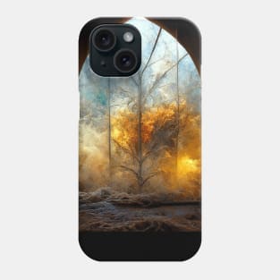 Stained Glass Window Fall Phone Case