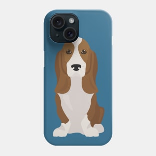 Basset Dog Sitting Phone Case