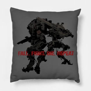 Fall. Fight. Die. Repeat. (Titanfall 2/Edge of Tomorrow) Pillow