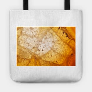 Yellow agate mineral super macro Tote