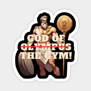 God of olympus the gym! Magnet