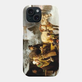 Leaving Home (Dalecarlian Scene) by Bengt Nordenberg Phone Case