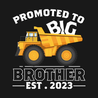 Promoted To Big Brother Sibling Pregnancy Announcement T-Shirt