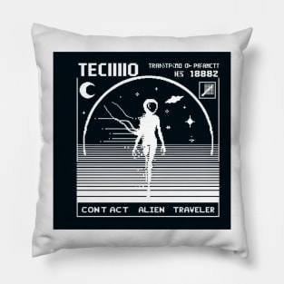 Alien Traveler Contact Pillow