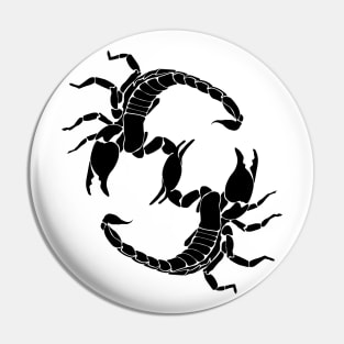 Scorpion letter S Pin