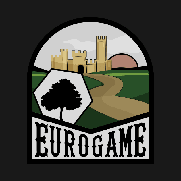 Eurogame Castle - Board Game Inspired Graphic - Tabletop Gaming  - BGG by MeepleDesign