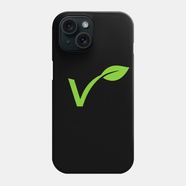 Vegan sign Phone Case by Gluten Free Traveller