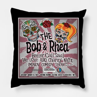 Bob & Rhea Charity Improv Night Pillow