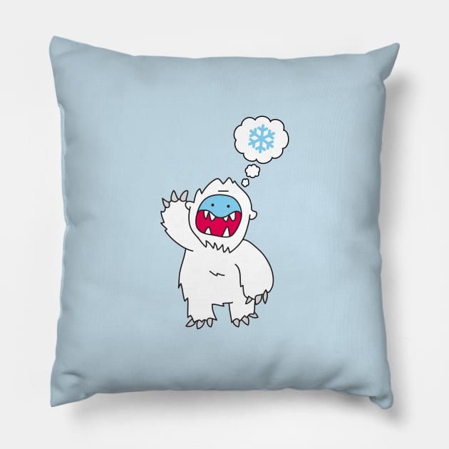 Snowflake Pillow by ptdoodles