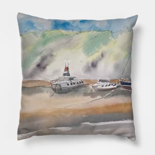 New Quay Beach Pillow