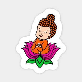 Flower Budha Magnet