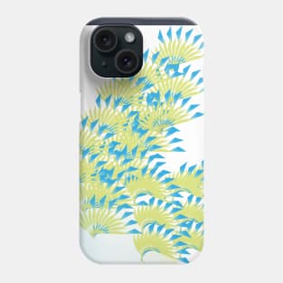 blue bird with beatiful wings Phone Case