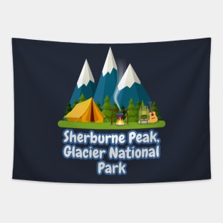 Sherburne Peak, Glacier National Park Tapestry