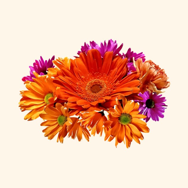 Daisies - Mixed Bouquet With Gerbera Daisy and Mums by SusanSavad