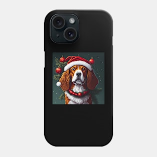 Dog in Christmas Mood Phone Case