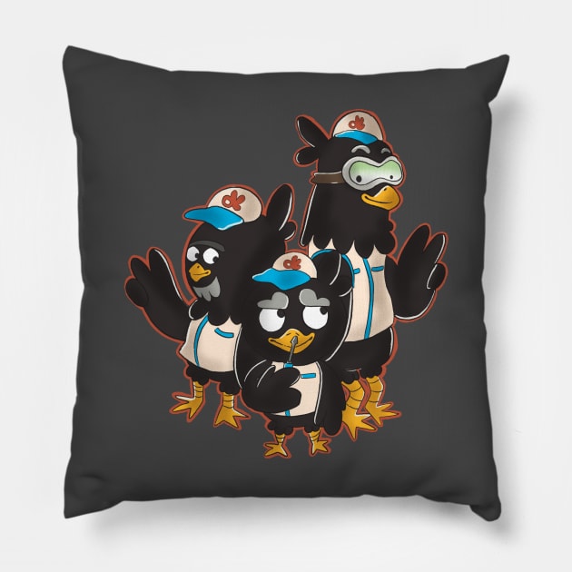 OK Motors Pillow by paigedefeliceart@yahoo.com