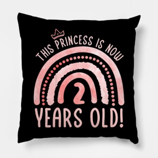 Kids This Princess Is 2 Years Old 2Nd Birthday Second Birthday Pillow