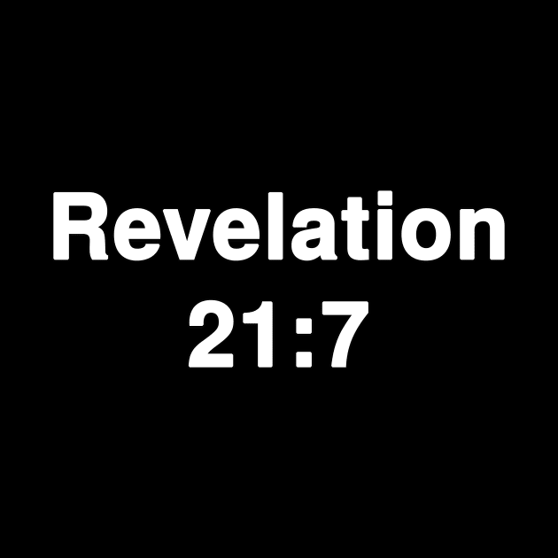 Revelation 21:7  Title Typography by Holy Bible Verses