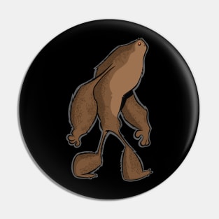 Red-Eyed Alien Theory Bigfoot Pin