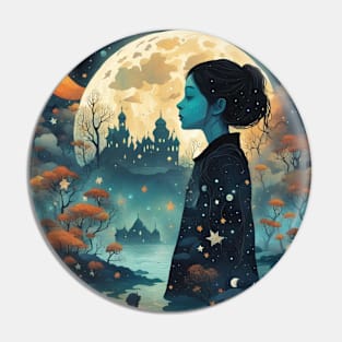 moon girl Pin