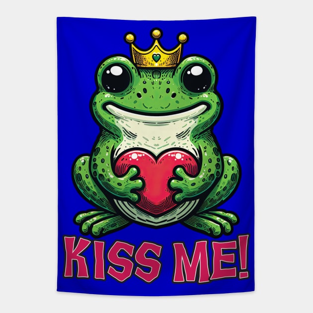 Frog Prince 17 Tapestry by Houerd