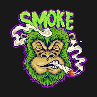 Smoke Animal High Marijuana Green T-Shirt