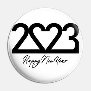 Happy New Year 2023 - Black Pin