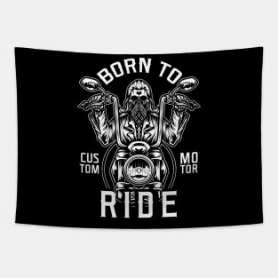 Born to Ride Tazzum Tapestry