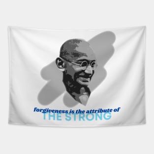 Mahatma Gandhi - Forgiveness & Strength Tapestry