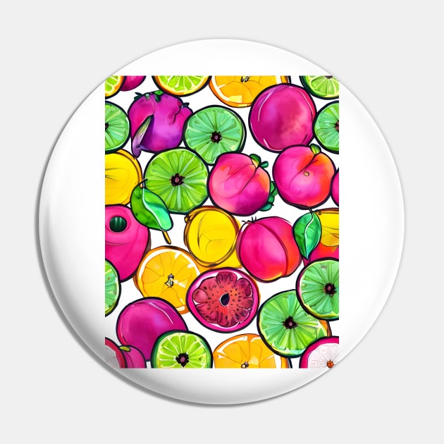 Juicy Fruits Pin by Bizaire