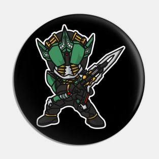 Kamen Rider Zeronos (Altair Form) Chibi Style Kawaii Pin