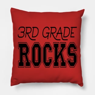 3rd Grade Rocks Pillow