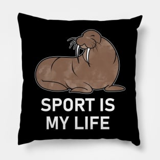 Funny Walrus Pillow