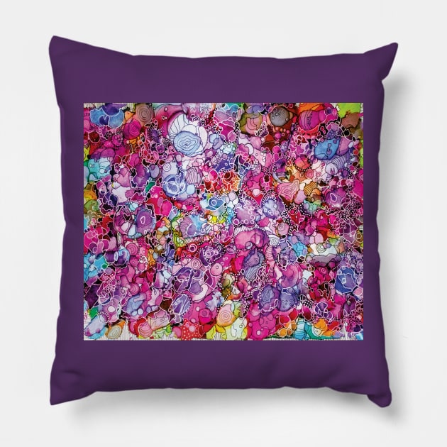 Heavenly Doodles - Bouquet Pillow by susanchristophe