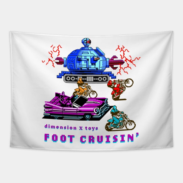 foot cruisin' Tapestry by dimensionxtoys