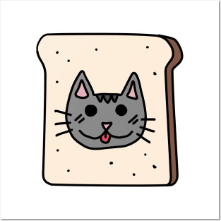 cat bread Poster for Sale by BattleGoat