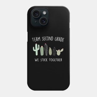 Cactus School Shirt Second Grade Phone Case