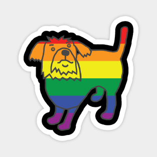 Puppy Dog Pride Magnet