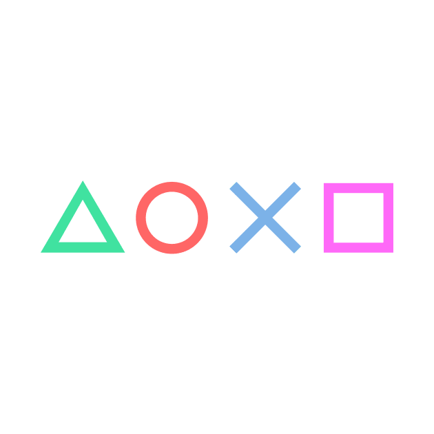 Playstation buttons by Meje