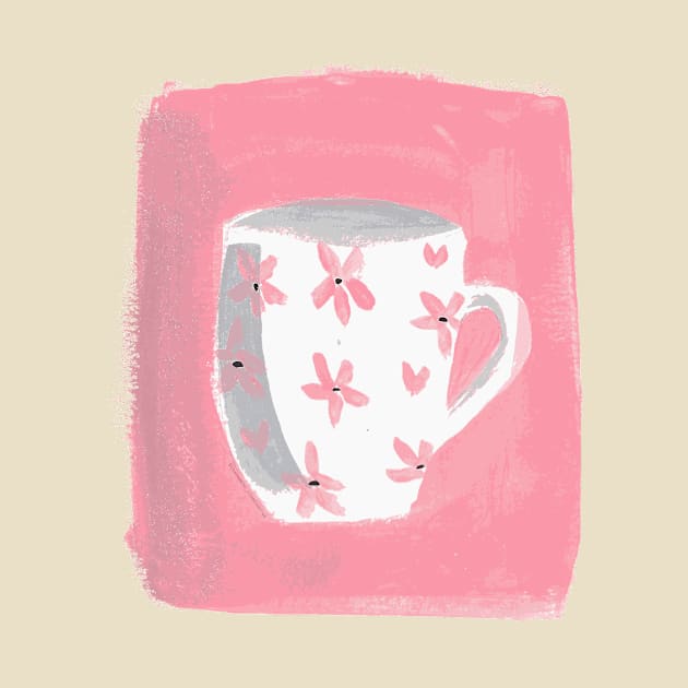 Little Pink Mug by ThaisMelo