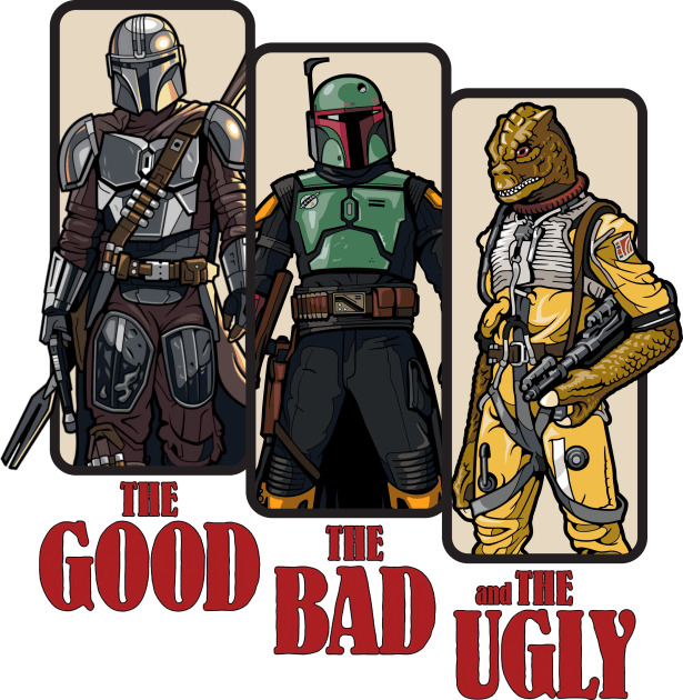 The Good, The Bad, and the Ugly Kids T-Shirt by SkipBroTees