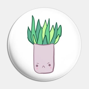 Angry plant cartoon Pin