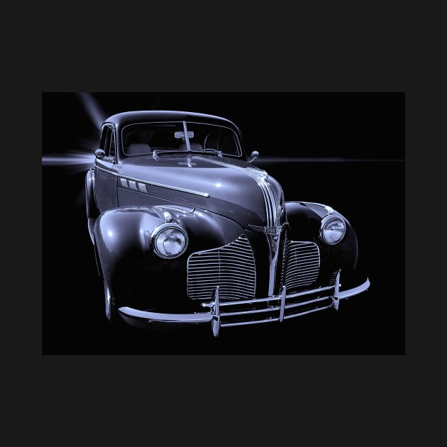 1940 Pontiac Torpedo Coupe B&W by Burtney