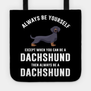 Funny Dachshund Dog Tote