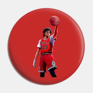 BASKETBALLART - 23 MJ Pin