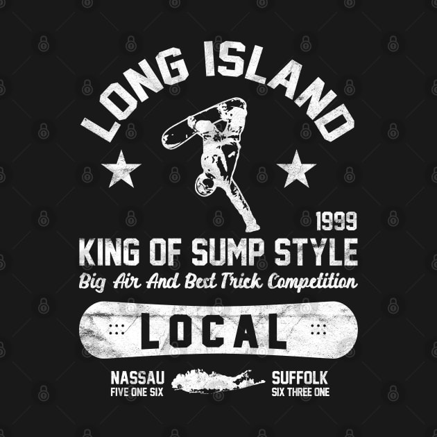 LONG ISLAND NEW YORK King Of Sump Style Snow Boarder by LOCAL51631